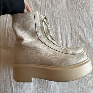 The Row inspired zipper boots found them at a vintage store